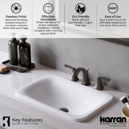 Randburg 8" Widespread Bathroom Lavatory Faucet