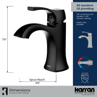 Randburg Bathroom Lavatory Faucet