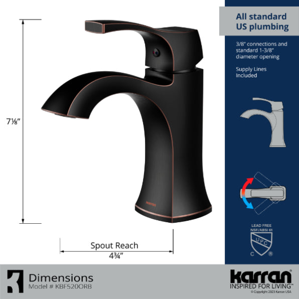 Randburg Bathroom Lavatory Faucet