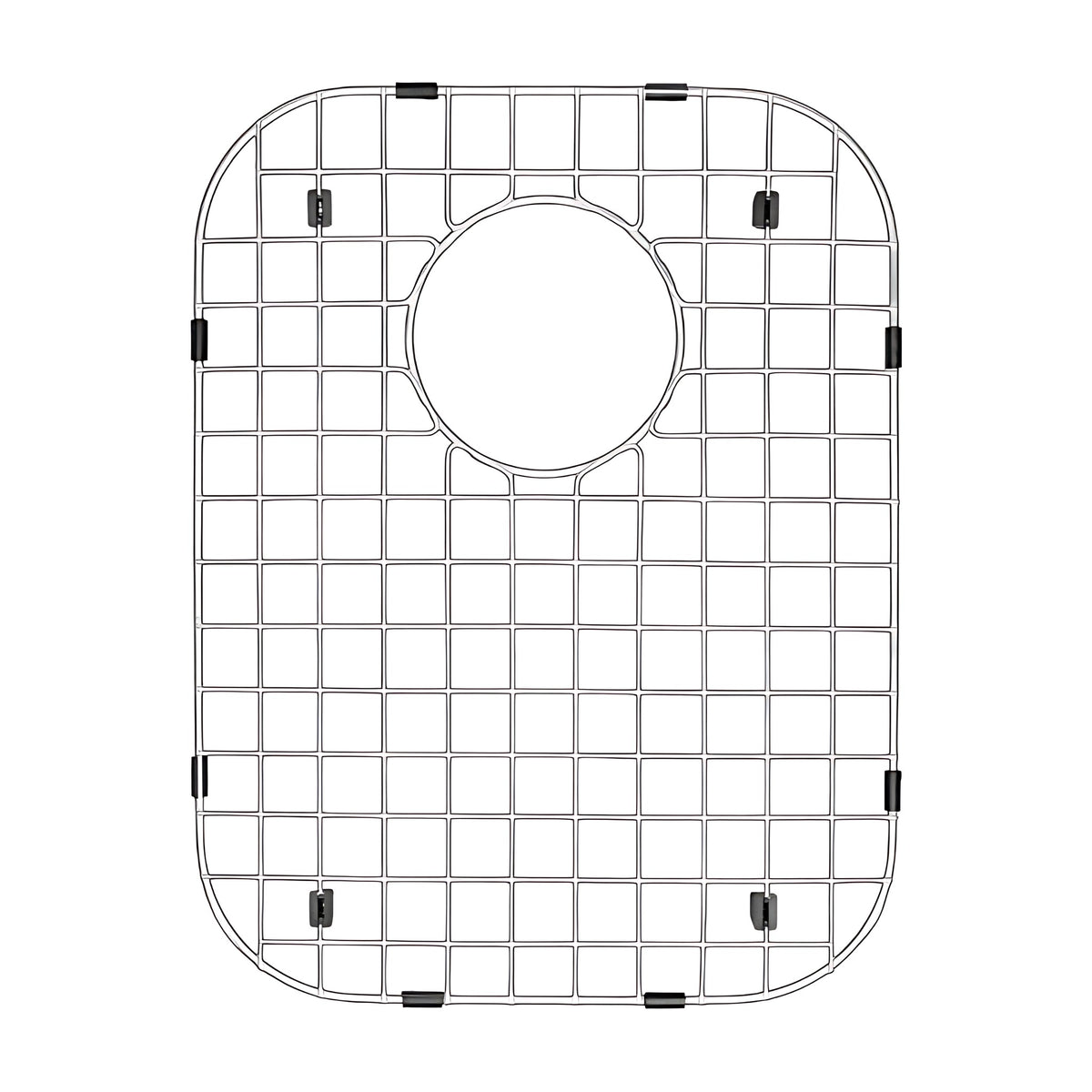 Stainless steel kitchen sink grid for E-360R, U-6040R and L, Q-360R Large Bowl