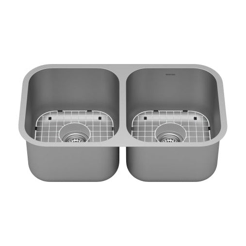 Stainless steel kitchen sink grid for PU21, PU51, shown in a matching sink