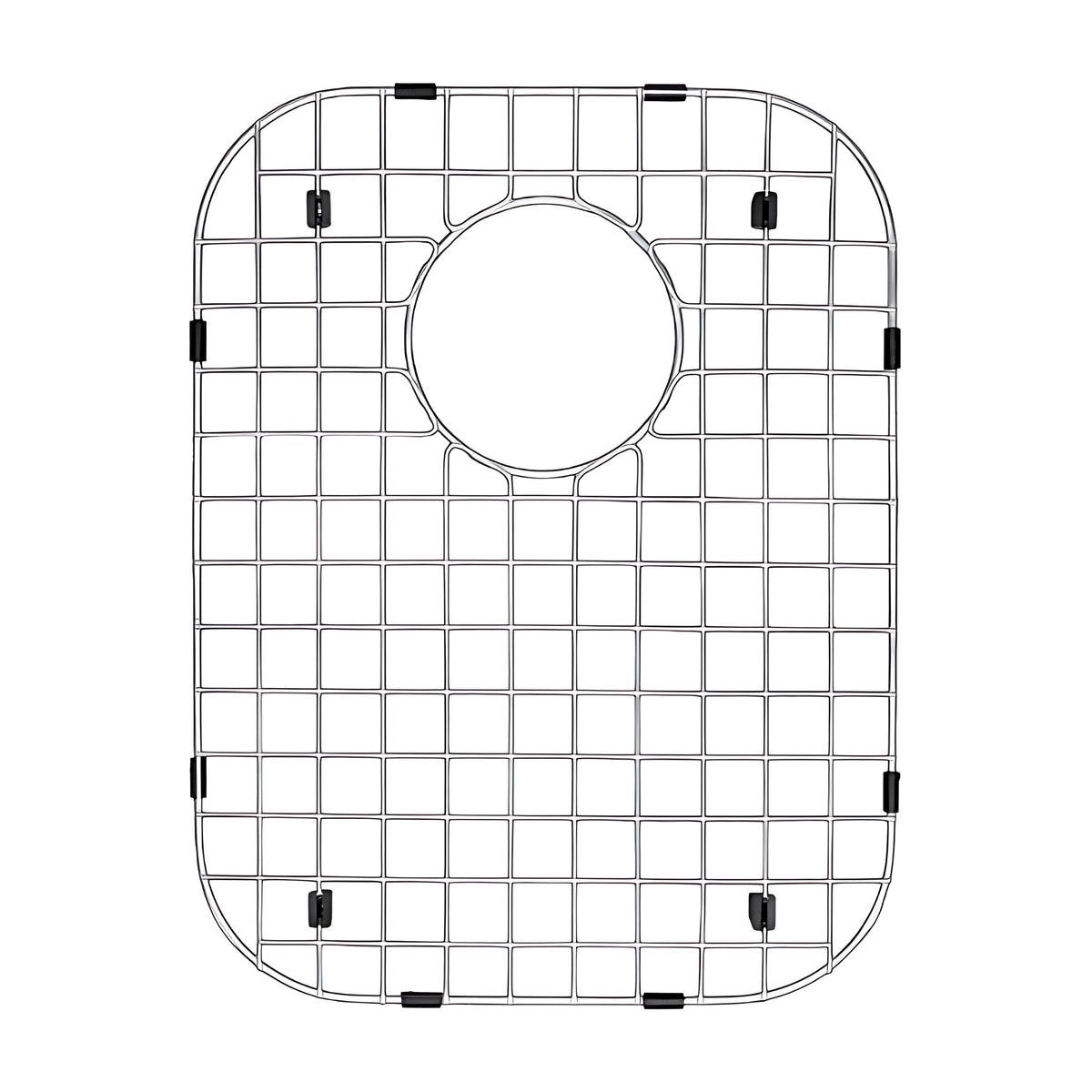 Stainless steel kitchen sink grid for PU23R and L, PU53R and L Large Bowl
