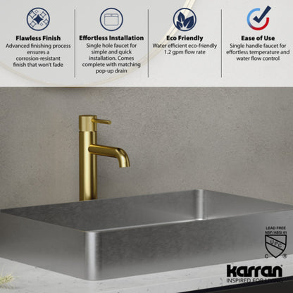 Tryst Bathroom Vessel Faucet