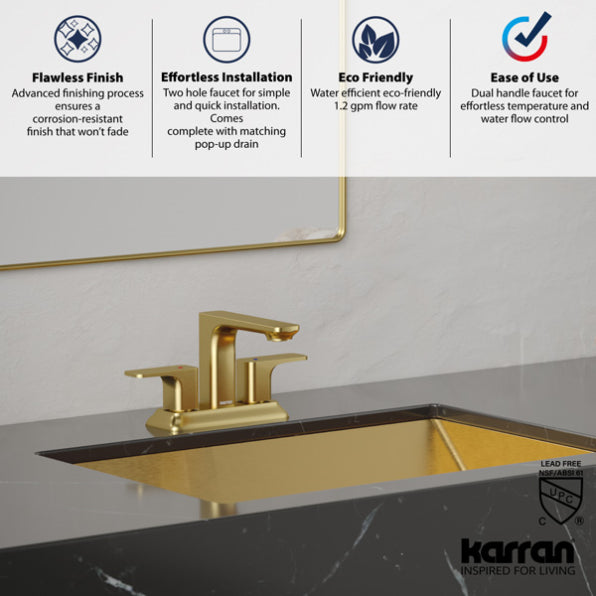 Venda 4" Centerset Bathroom Lavatory Faucet