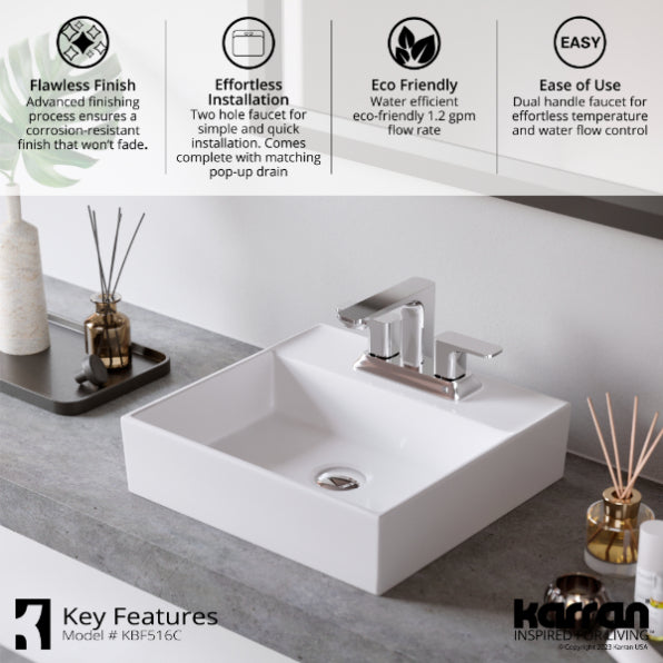 Venda 4" Centerset Bathroom Lavatory Faucet
