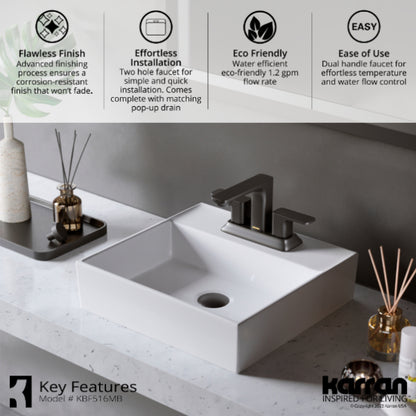 Venda 4" Centerset Bathroom Lavatory Faucet