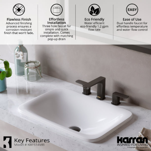 Venda 8" Widespread Bathroom Lavatory Faucet