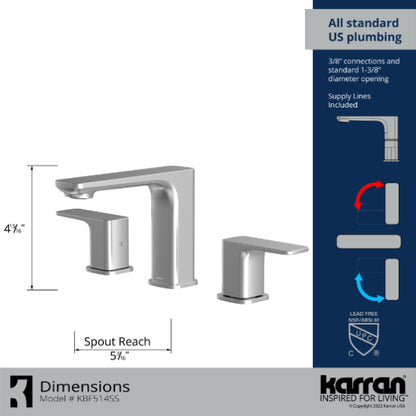 Venda 8" Widespread Bathroom Lavatory Faucet