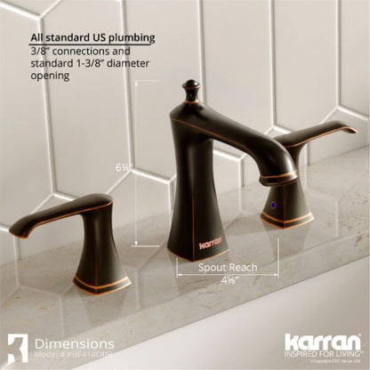 Woodburn 8" Widespread Bathroom Lavatory Faucet
