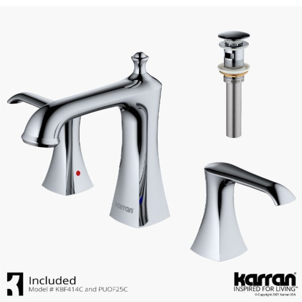 Woodburn 8" Widespread Bathroom Lavatory Faucet