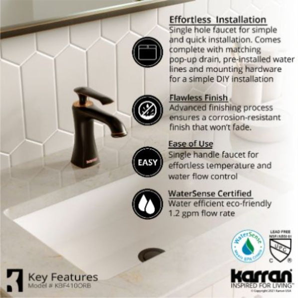 Woodburn Bathroom Lavatory Faucet