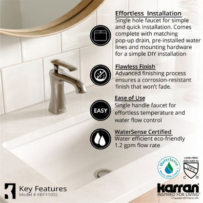 Woodburn Bathroom Lavatory Faucet