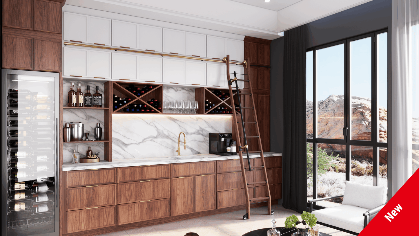 KCD-Oslo Classic Walnut Slim Shaker