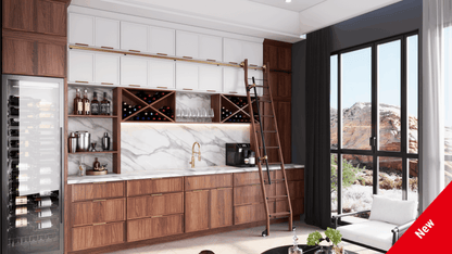 KCD-Oslo Classic Walnut Slim Shaker