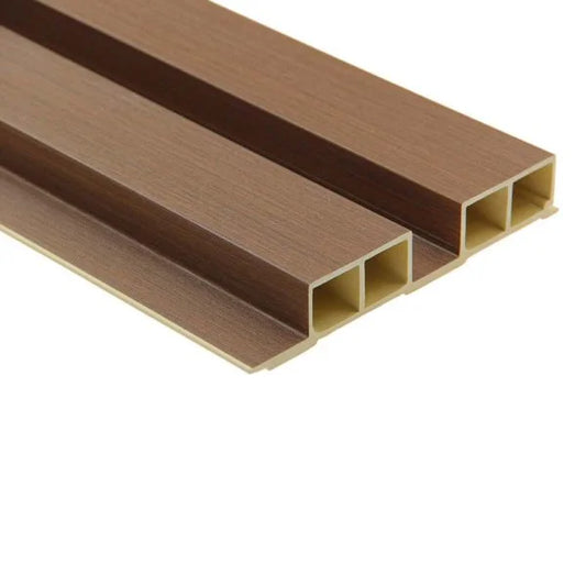 Large Slatted WPC Interior Decorative Wall Panel, wood plastic composite panel in a wood look finish