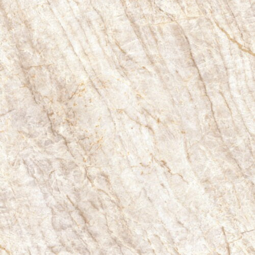 Luxe Siena high gloss cabinet panel swatch showing the soft beige stone look finish