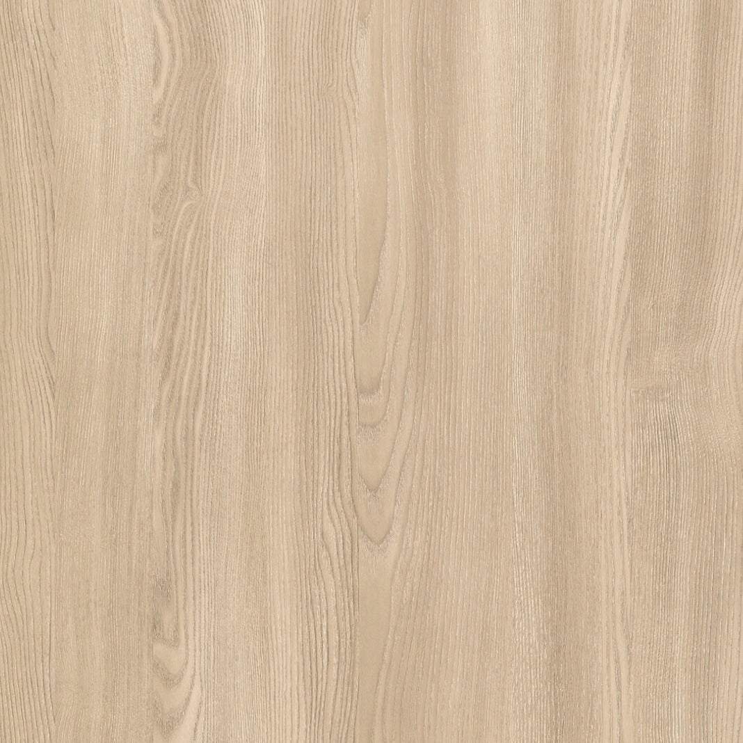 Syncron Como Ash 2 textured cabinet panel swatch showing the natural ash woodgrain