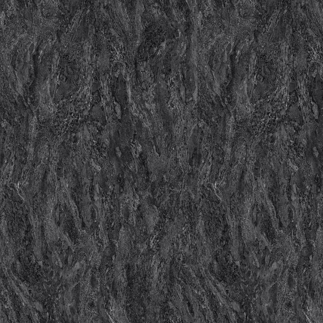 Syncron Evora 4 textured cabinet panel swatch showing the charcoal textured woodgrain