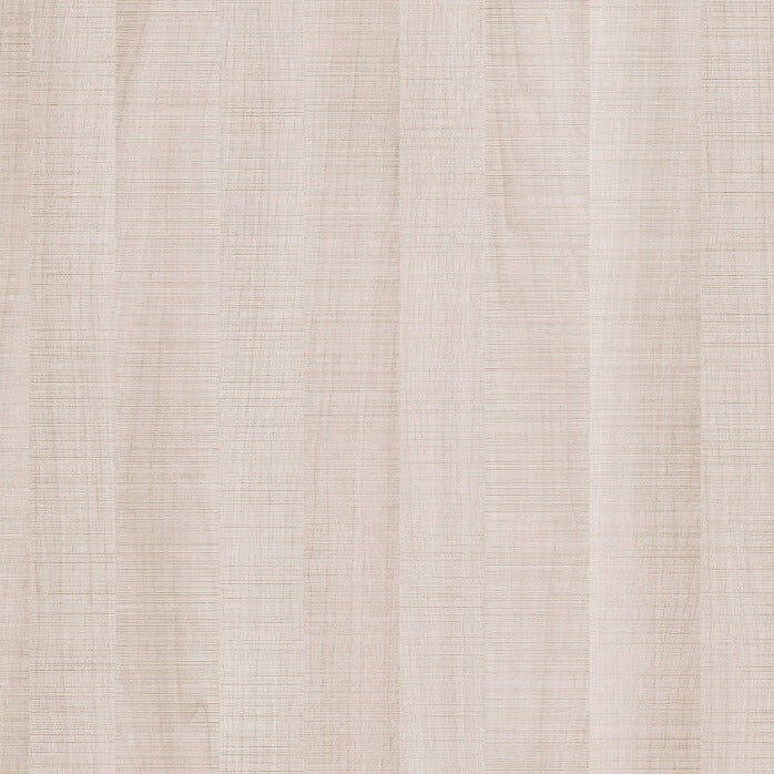 Syncron Frappe 1 textured cabinet panel swatch showing the pale blush woodgrain