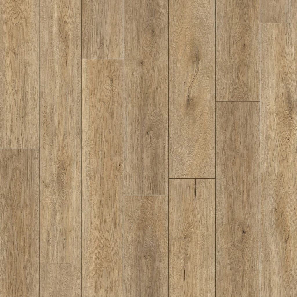 Pacific Acres Chestnut Waterproof SPC Flooring plank texture, top-down view