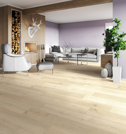 Royal Oaks Ashwood waterproof SPC vinyl plank flooring, 8 mm core, 22 mil wear layer, EIR texture