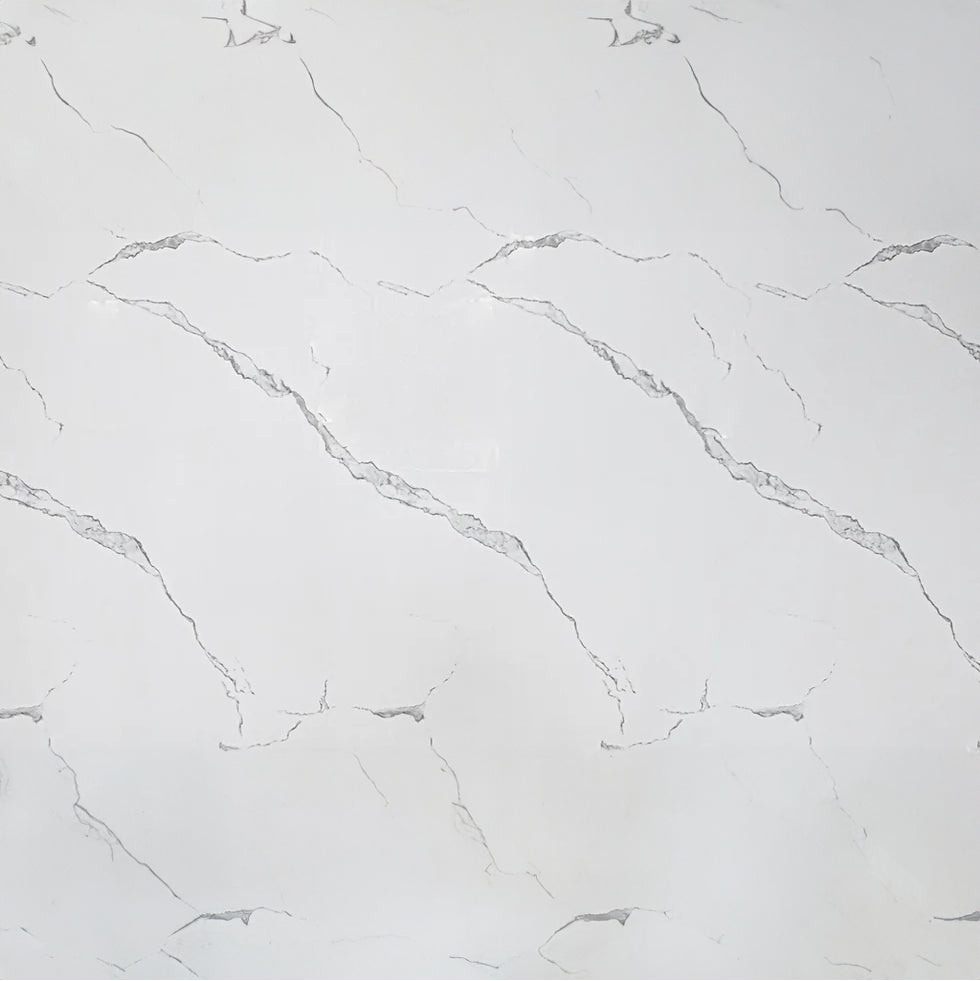 Luxe Calacatta PVC Shower / Interior Decorative Wall Panel, PVC decorative wall cladding, marble look finish