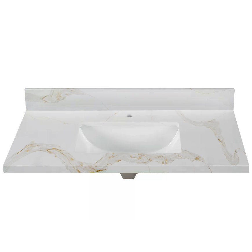 Calacatta Gold Quartz Vanity Top