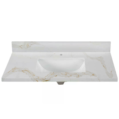 Calacatta Gold Quartz Vanity Top