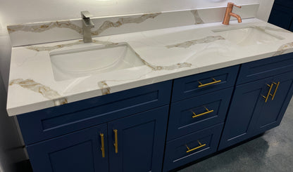 Calacatta Gold Quartz Vanity Top