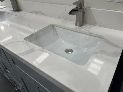 Calacatta White Quartz Vanity Top