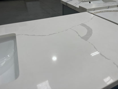 Calacatta White Quartz Vanity Top