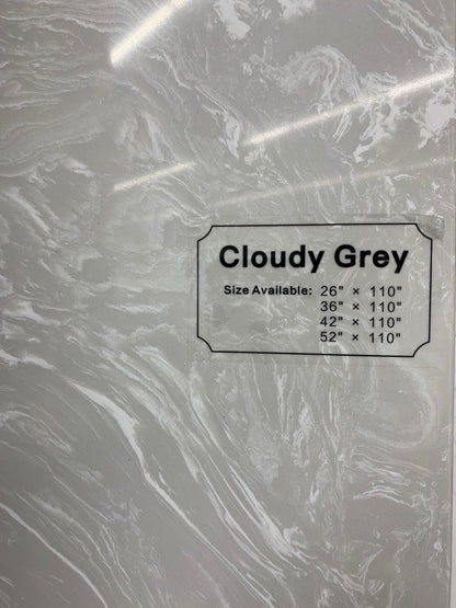 Cloudy Grey Engineered Marble Vanity Top