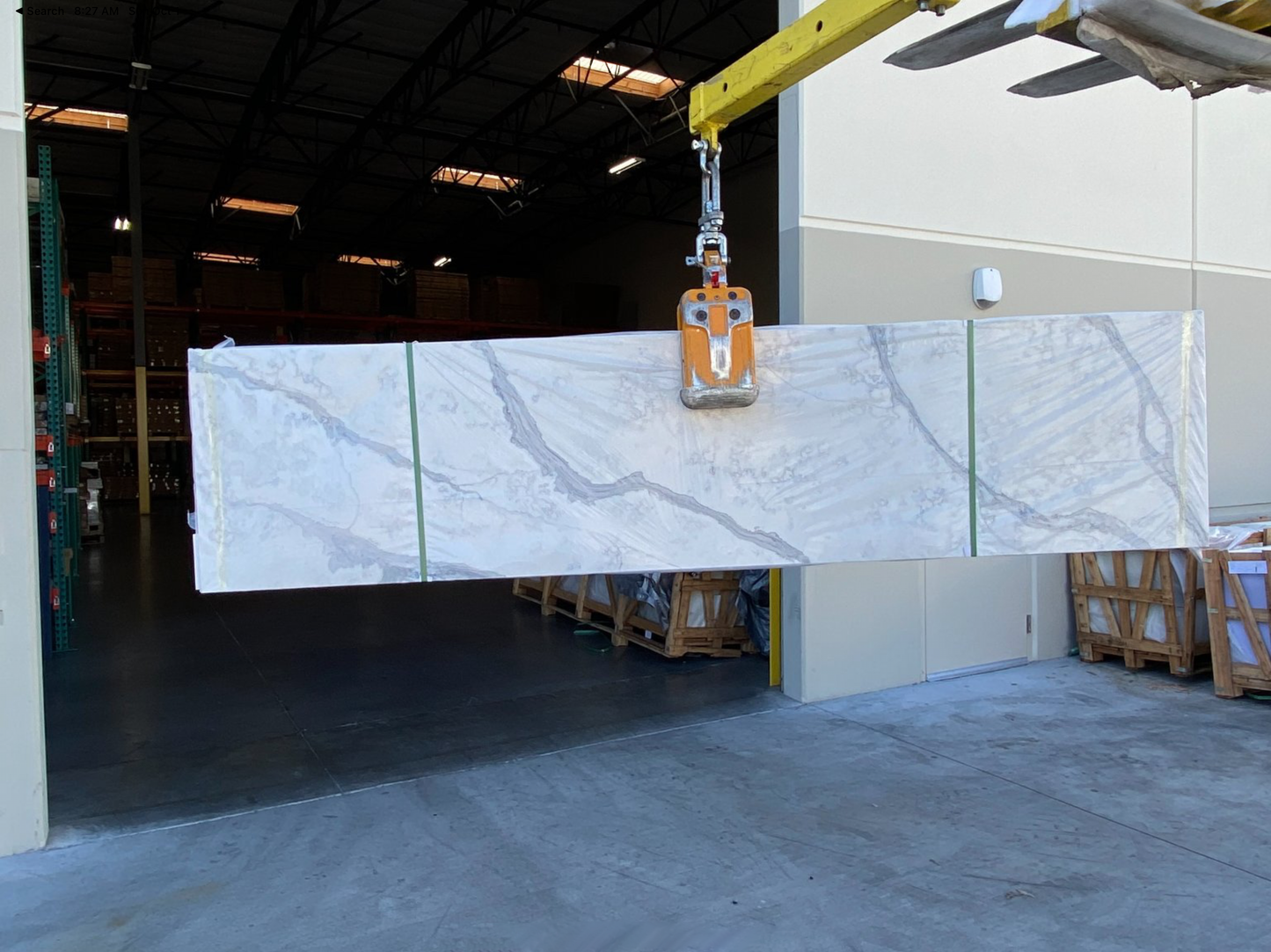 LX-Ashen Cascade Quartz Slab