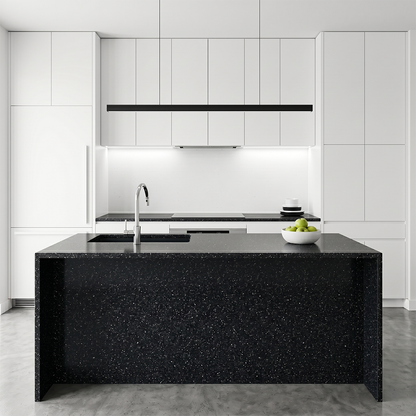 LX-Black Diamond Quartz Slab