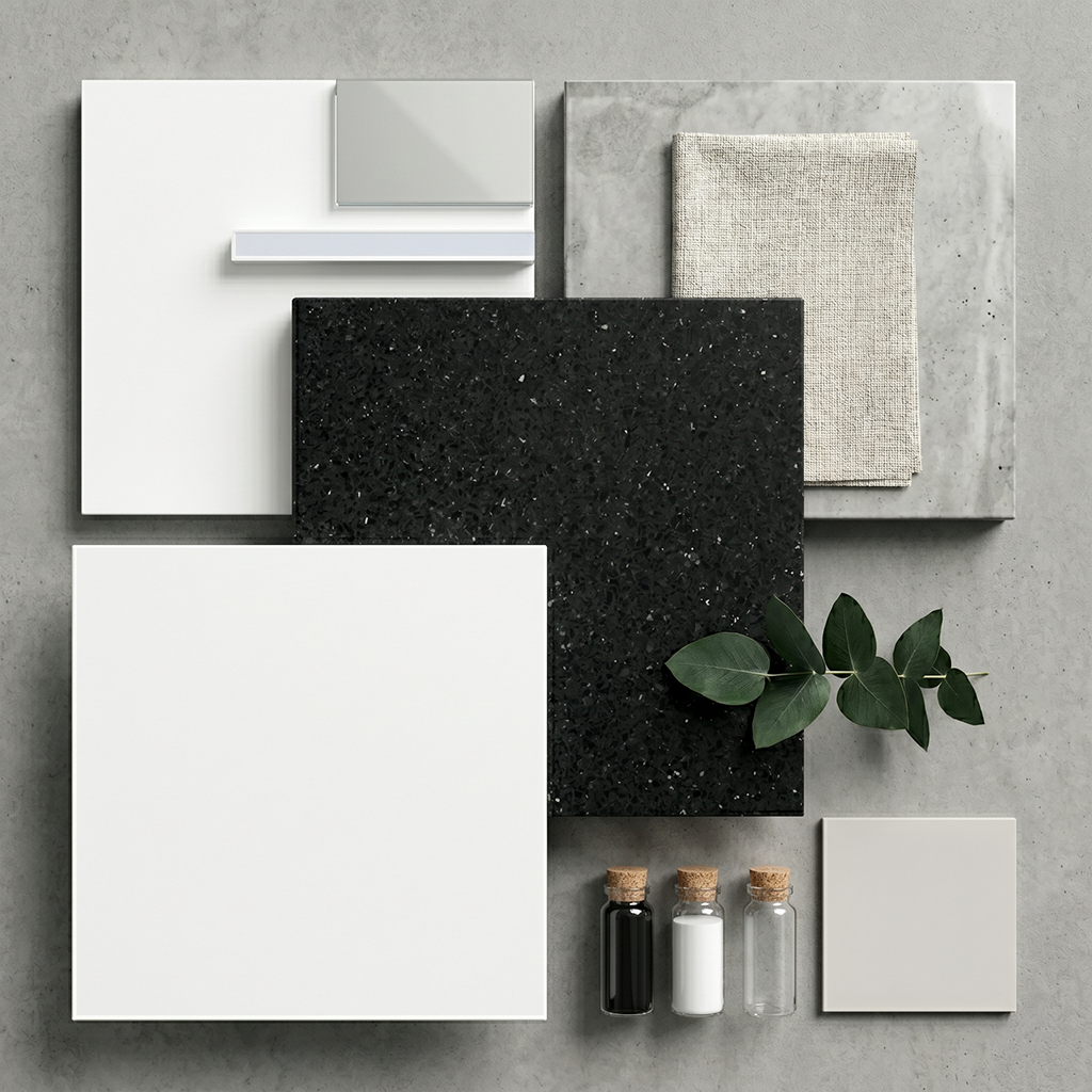 LX-Black Diamond Quartz Slab