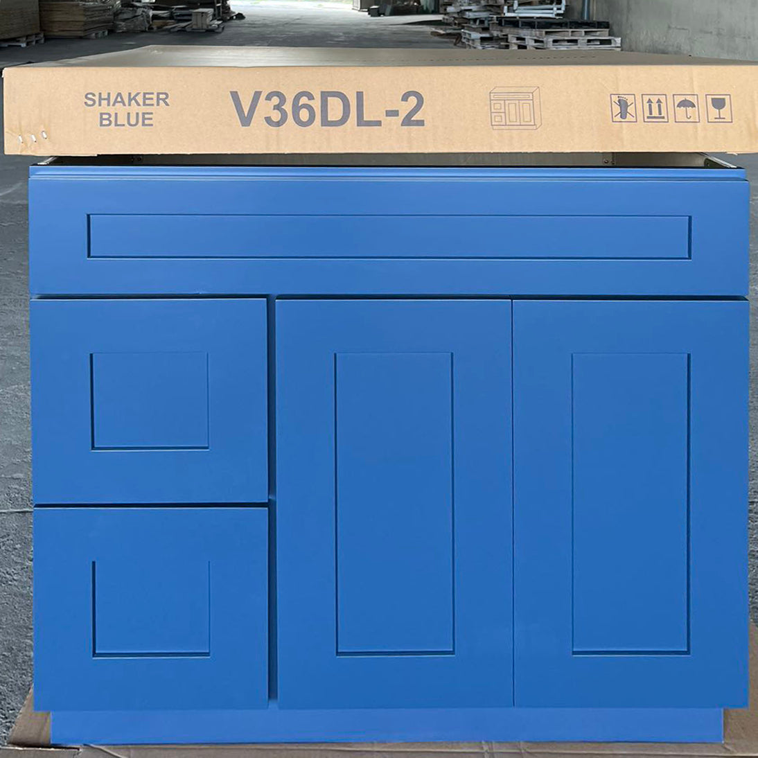 LX-Blue Shaker (Bathroom Vanity Only)