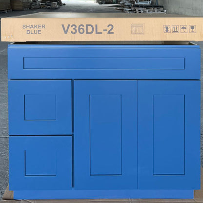 LX-Blue Shaker (Bathroom Vanity Only)