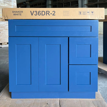 LX-Blue Shaker (Bathroom Vanity Only)