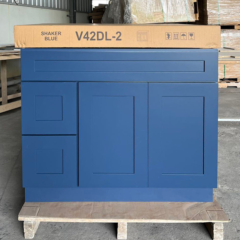 LX-Blue Shaker (Bathroom Vanity Only)
