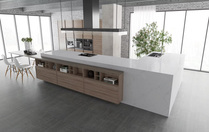 LX-Calacatta Airy Quartz Slab
