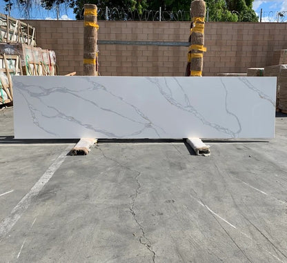 LX-Calacatta Coloma Quartz Slab