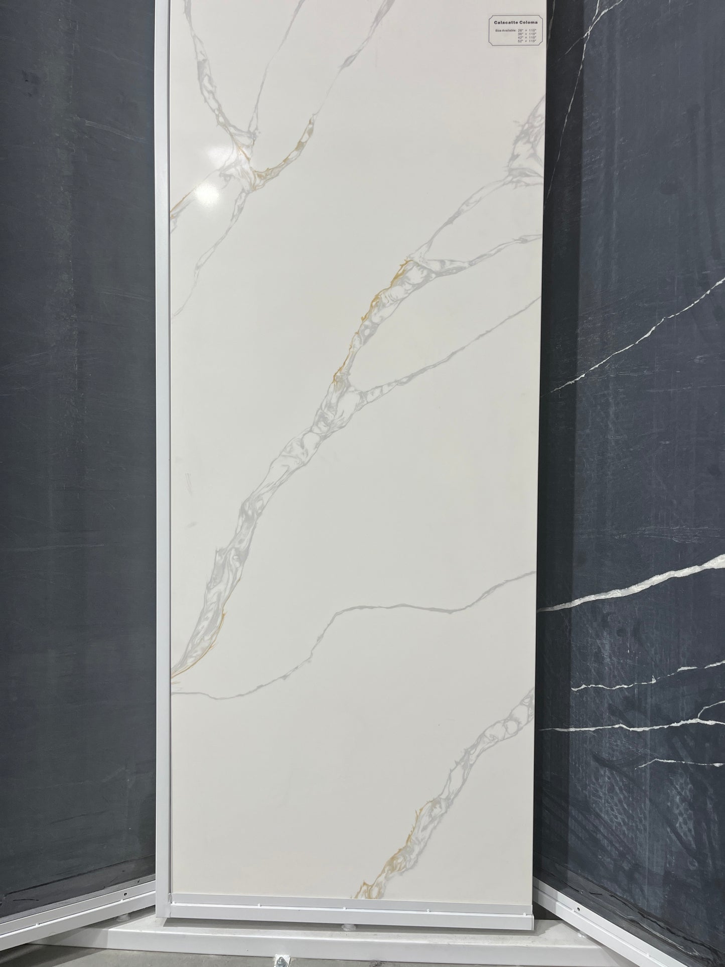 LX-Calacatta Coloma Quartz Slab