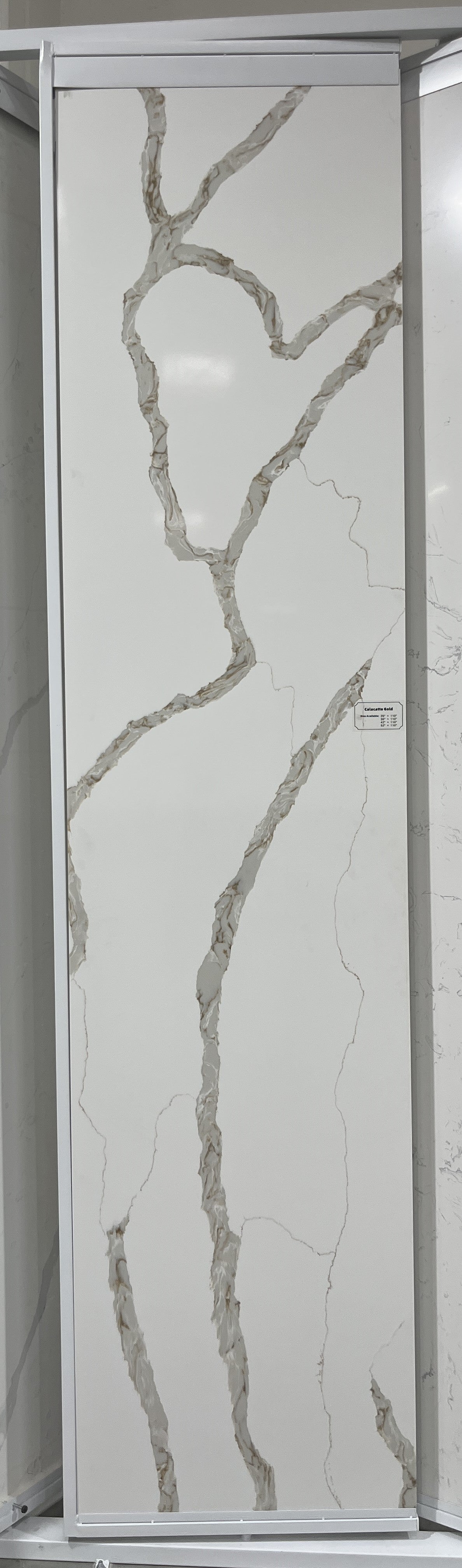 LX-Calacatta Gold Quartz Slab
