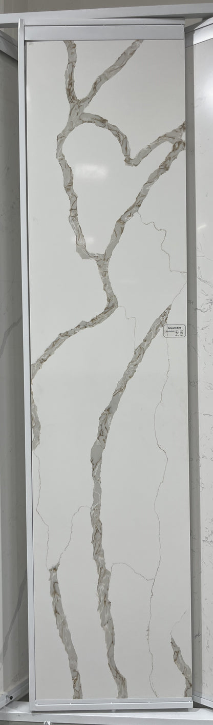 LX-Calacatta Gold Quartz Slab