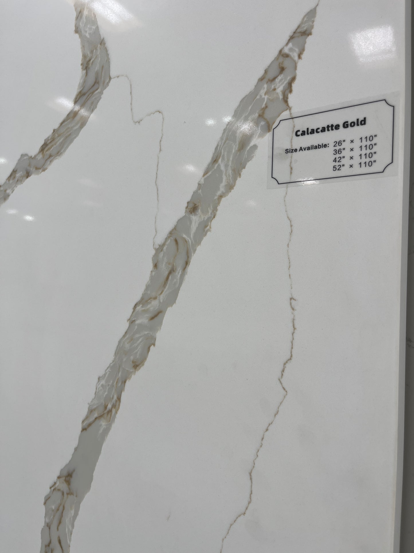 LX-Calacatta Gold Quartz Slab