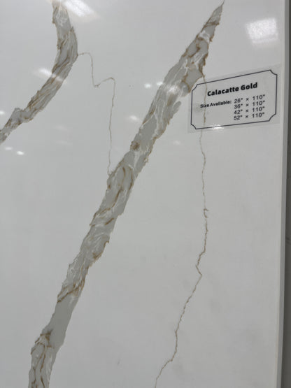 LX-Calacatta Gold Quartz Slab