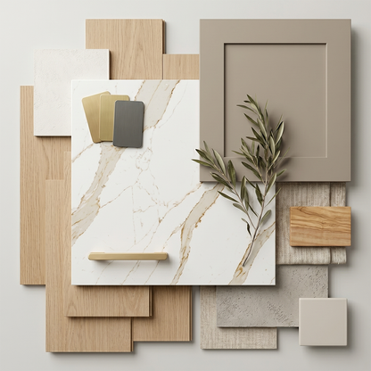 LX-Calacatta Gold Quartz Slab
