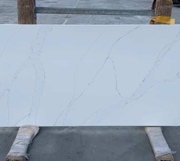 LX-Calacatta Silk Road Quartz Slab