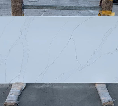LX-Calacatta Silk Road Quartz Slab