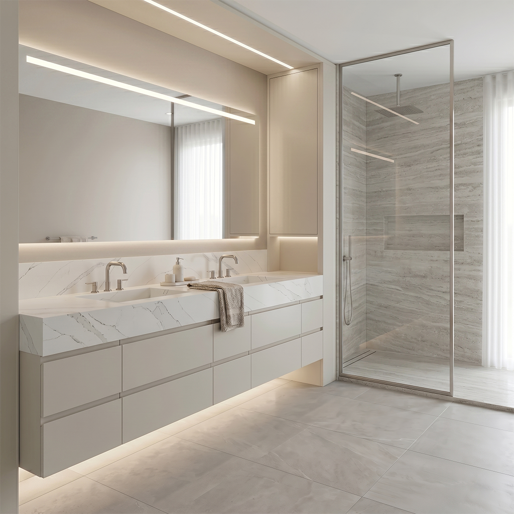 LX-Calacatta Silk Road Quartz Slab